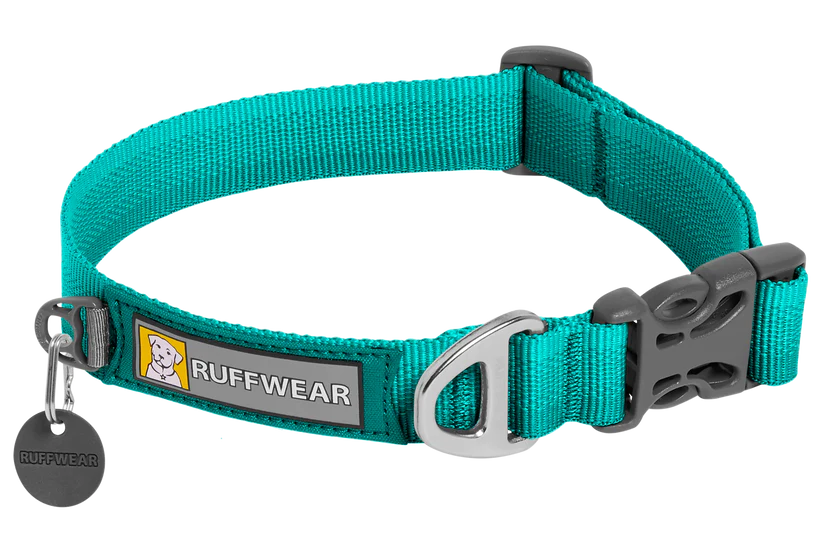 Ruffwear Front Range Dog Collar in Aurora Teal