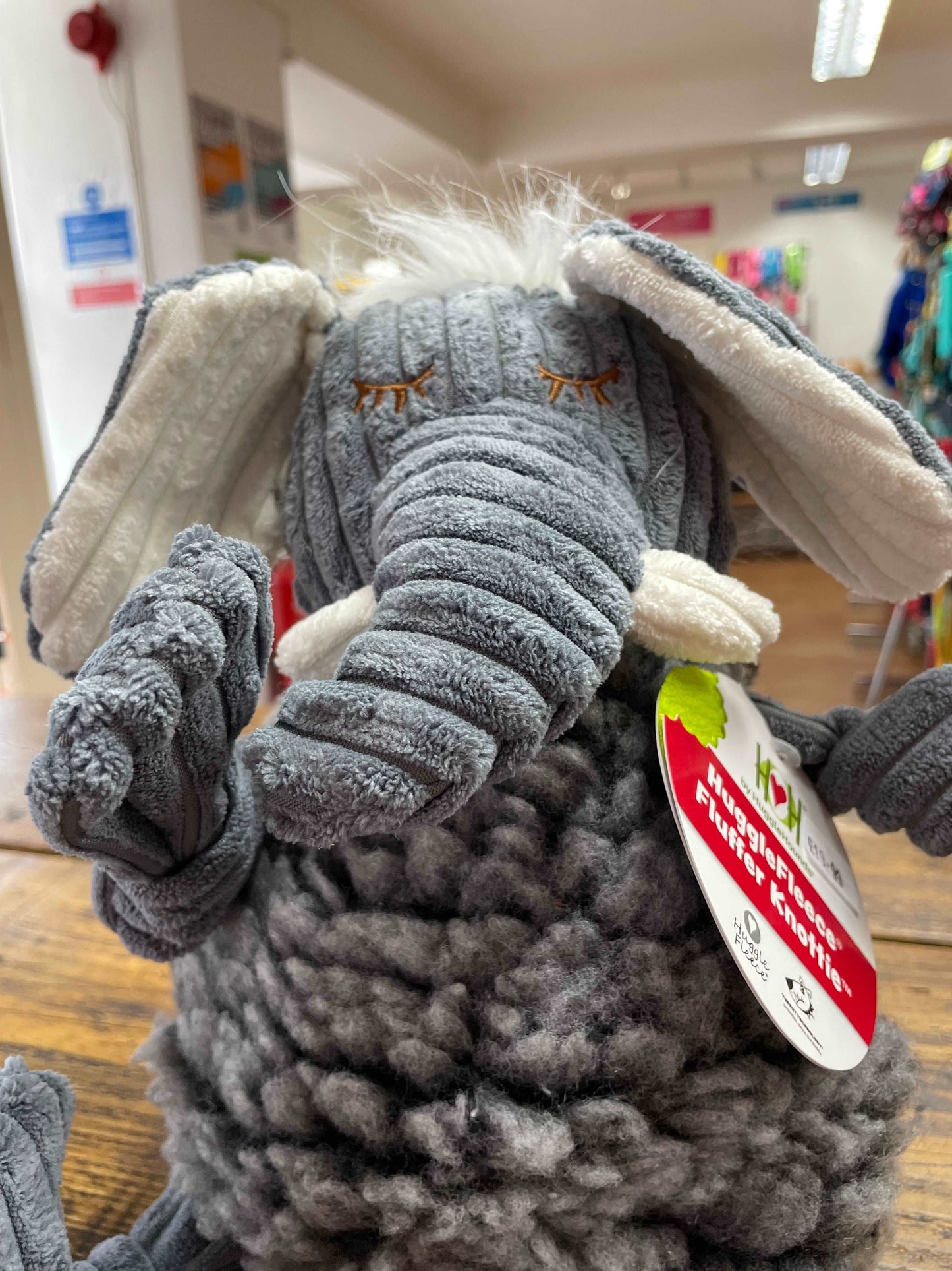 Huggle Fleece Ellamae the Elephant by Huggle Hound