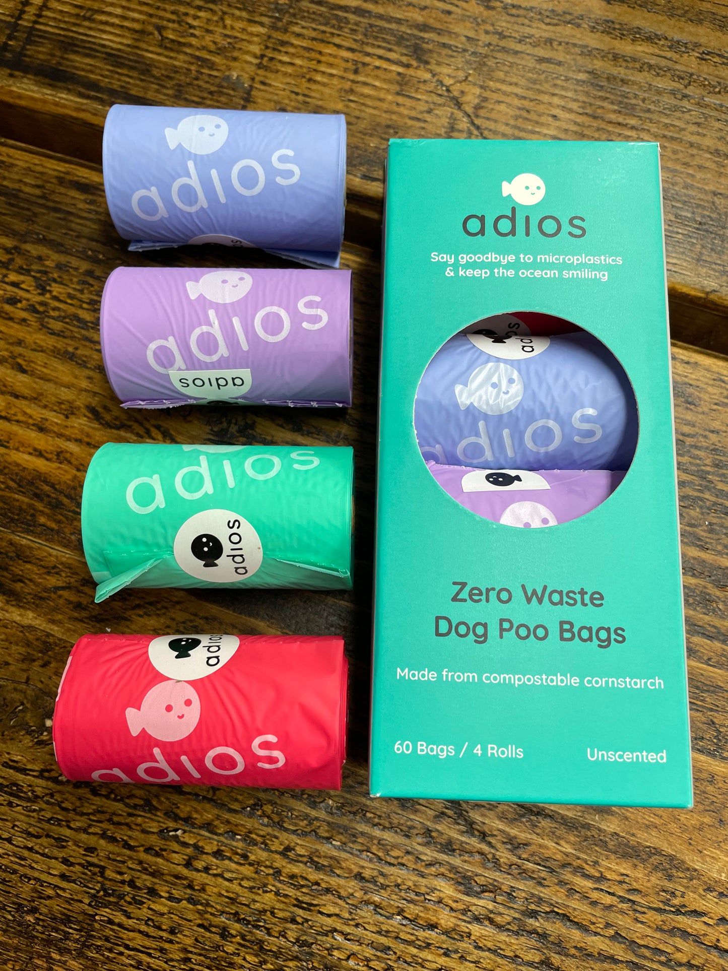 Adios Zero Waste Dog Poo Bags