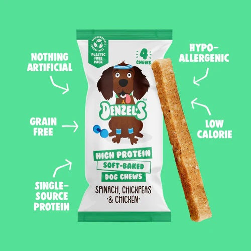 Denzel's Soft Baked High Protein Chicken Dog Chews