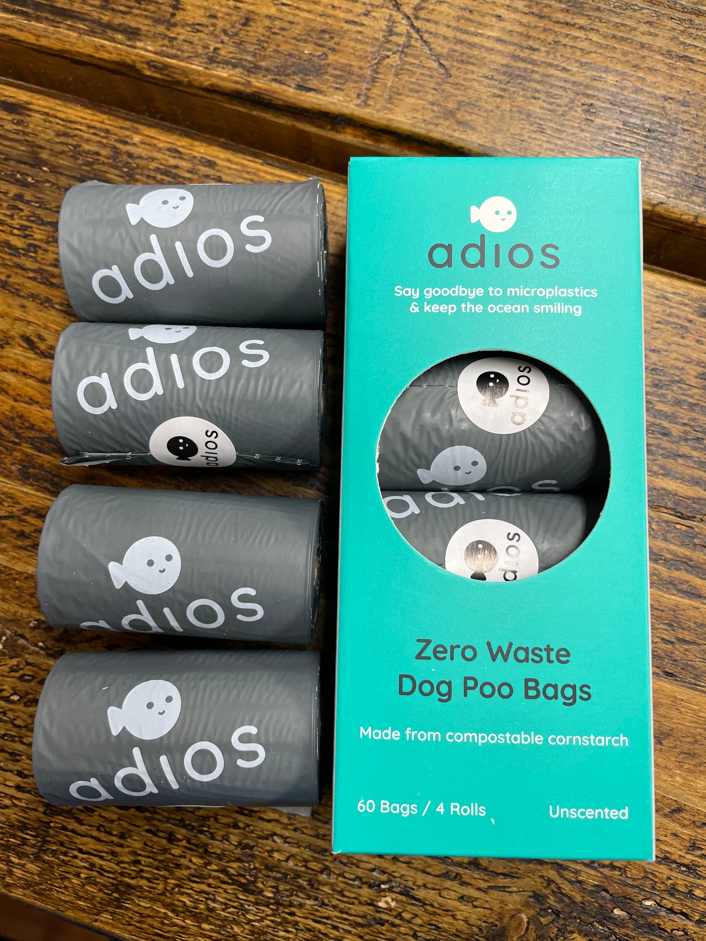 Adios Zero Waste Dog Poo Bags